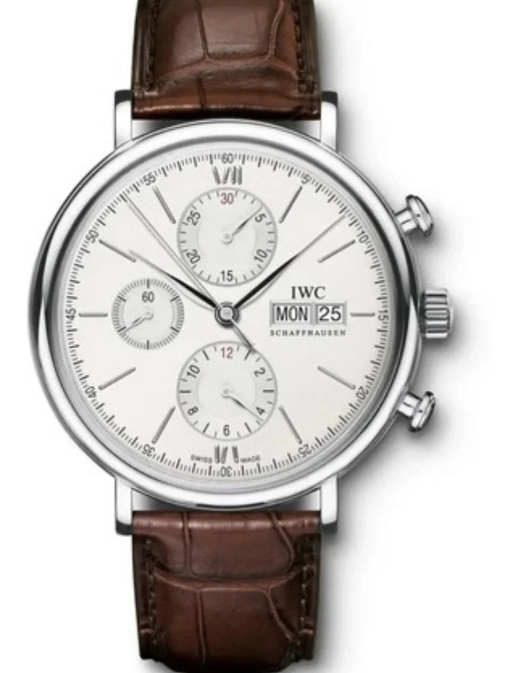 IWC SCHAFFHAUSEN Portofino IW351318 Date white Dial Automatic Men's Watch_964231